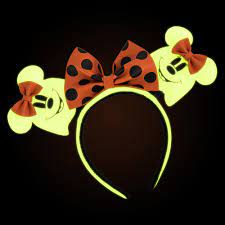Loungefly Ghost Minnie Glow-in-the-Dark Cosplay Headband x Disney