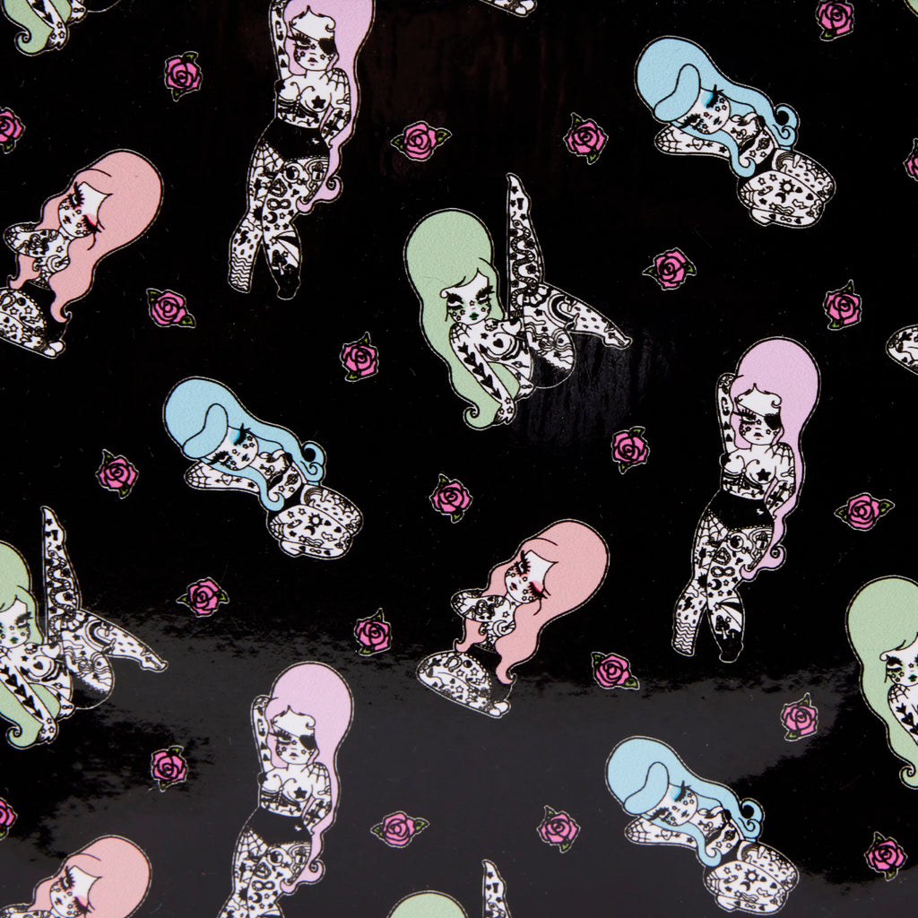 Loungefly x Valfré Bad Bettie Tattoo Heart Mini Backpack