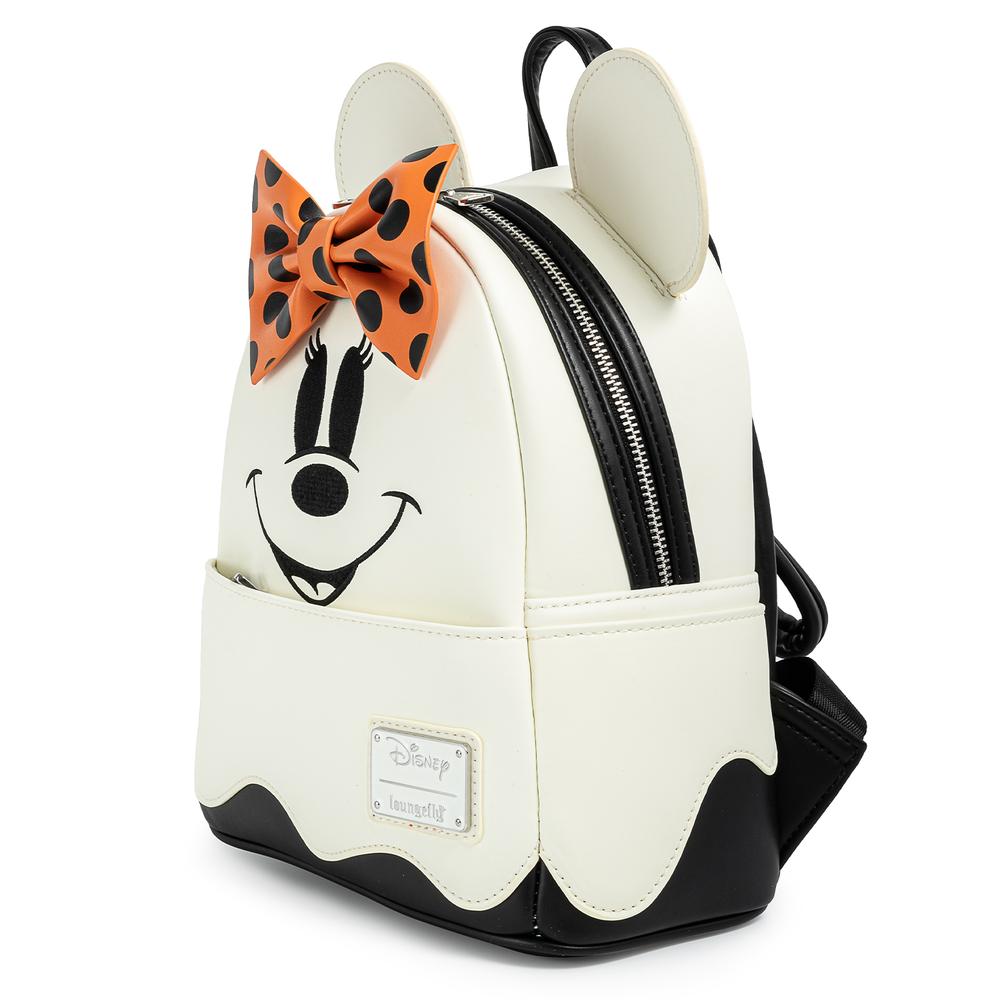 Loungefly Ghost Minnie Glow-in-the-Dark Cosplay Mini Backpack x Disney