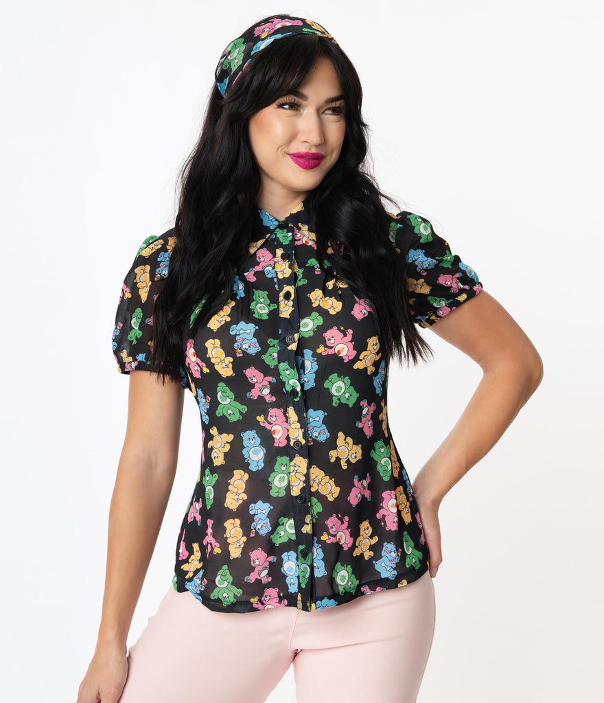 Care Bears Playtime Print Blouse x Unique Vintage - Lulabites