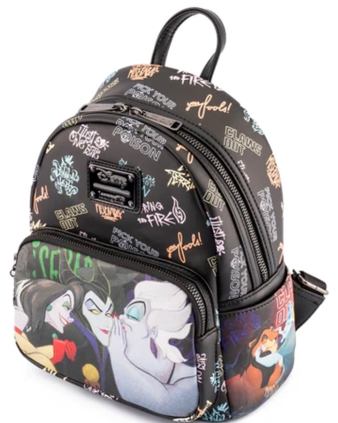 Loungefly Disney Villains Club Mini Backpack