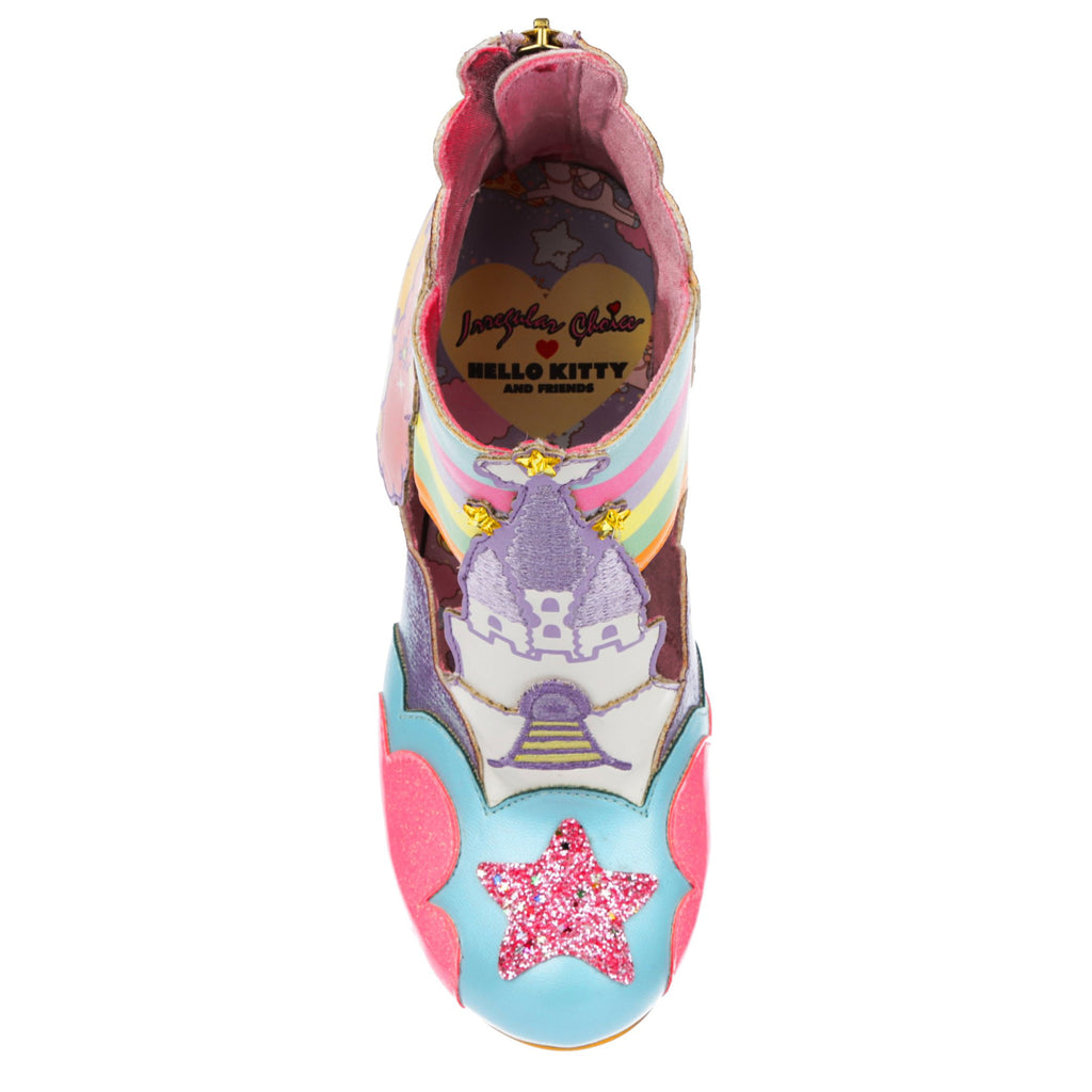 IRREGULAR CHOICE Hello Kitty's You Crack Me Up High Top Sneaker
