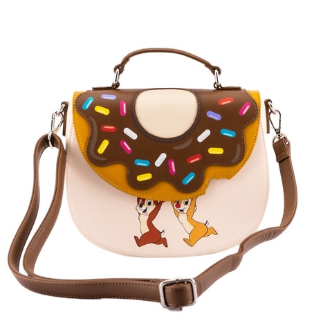 Loungefly Disney Chip and Dale Donut Snatchers Crossbody