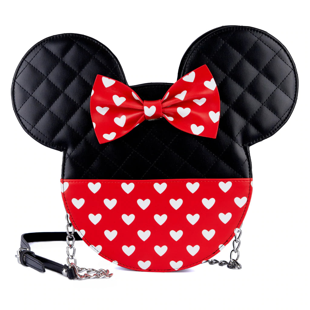 Mickey and Minnie Mouse Love Reversible Crossbody Bag x Disney x Loungefly