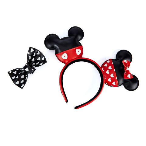 Loungefly Disney Mickey and Minnie Love Headband