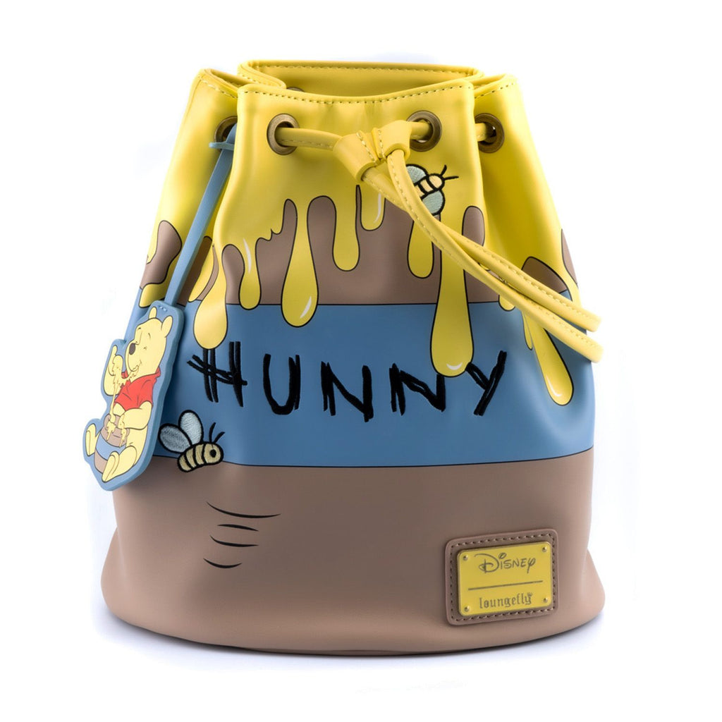 Loungefly Winnie The Pooh 95th Anniversary Honeypot Convertible Bucket Backpack x Disney