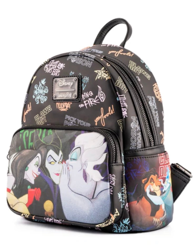 Loungefly Disney Villains Club Mini Backpack Lulabites
