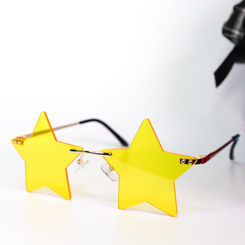 Seeing Stars Sunglasses Yellow - Lulabites