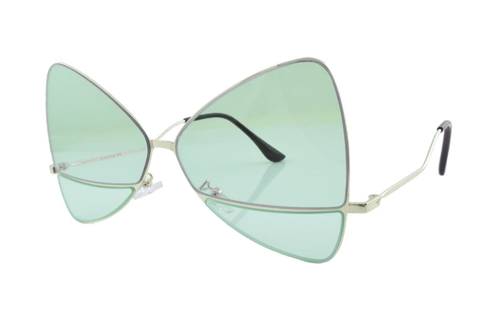 Bow Sunglasses Green - Lulabites