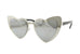 Silver Metal Heart Sunglasses - Lulabites