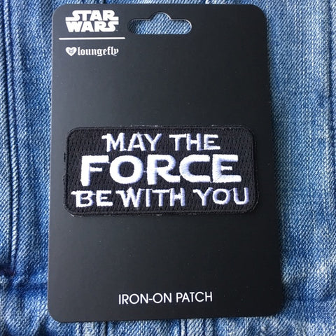 Star Wars May the Force Be With You Iron-on Patch x Loungefly - Lulabites